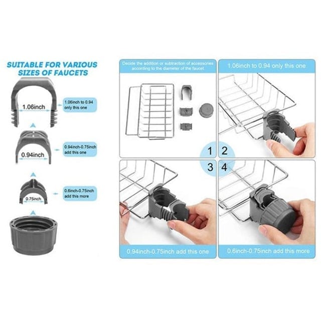 🎅Early Christmas Sale-49% OFF - Stainless Steel Faucet Rack