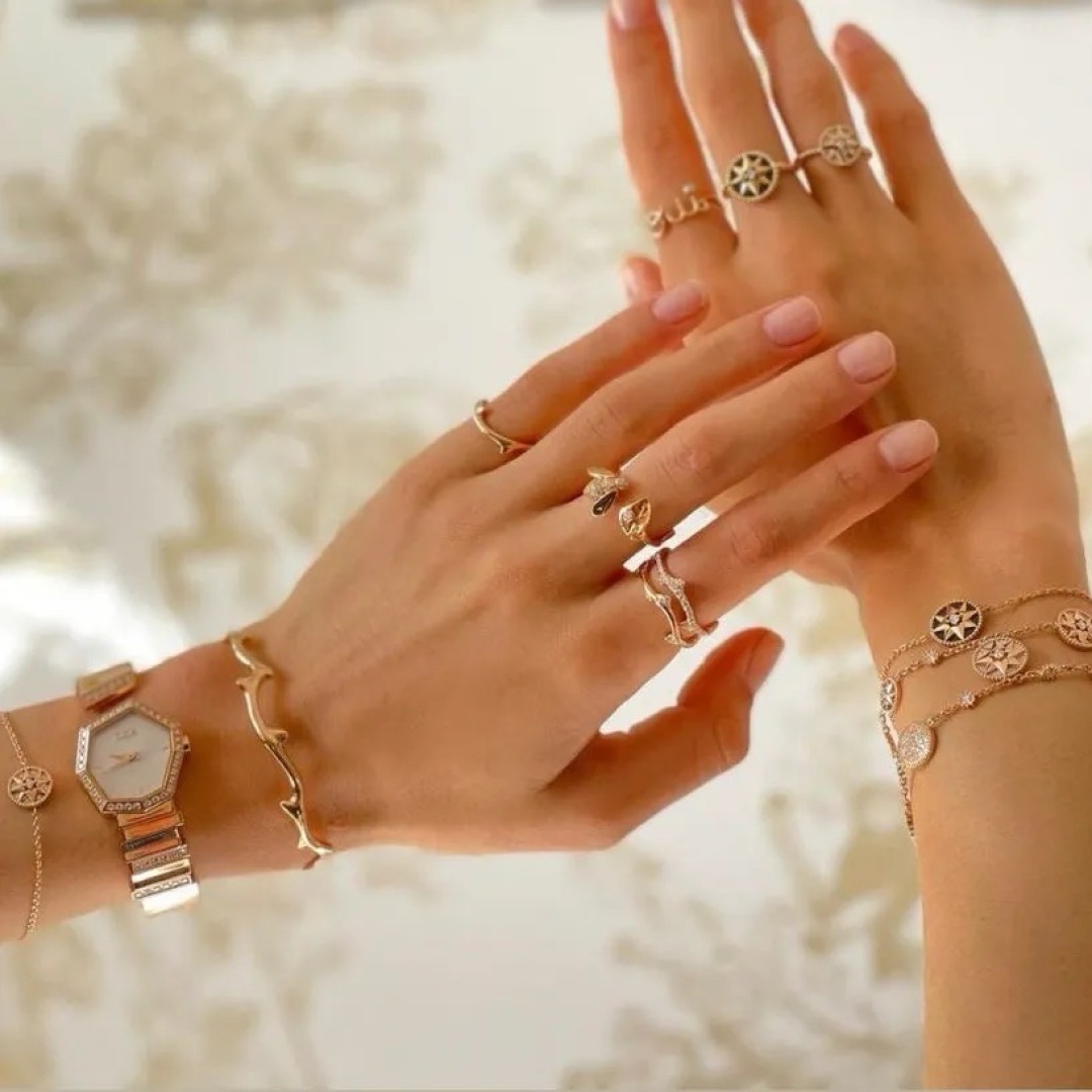 Dior Compass Rose Triple Bracelet