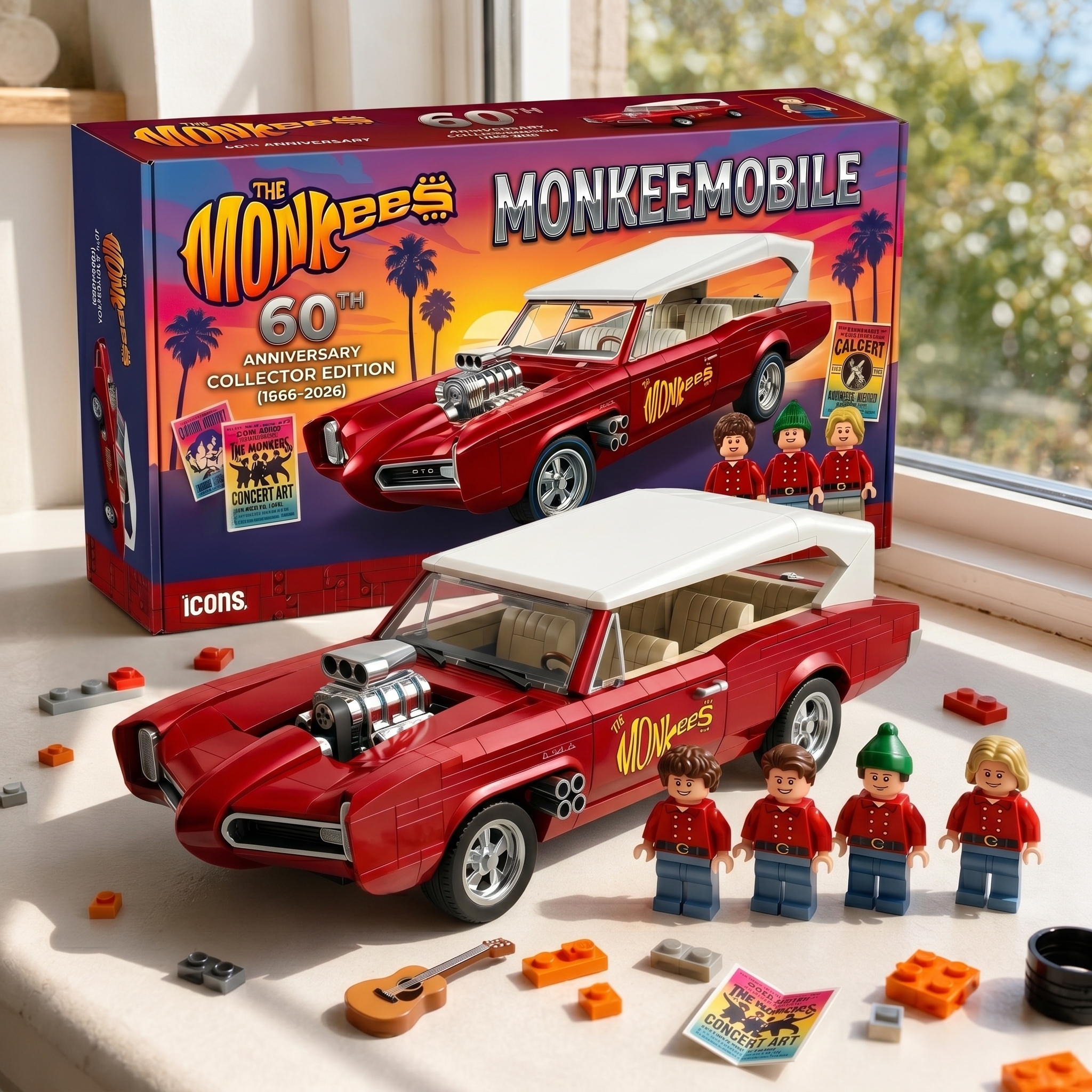 The Monkees 60th Anniversary Collector’s Edition Building Set