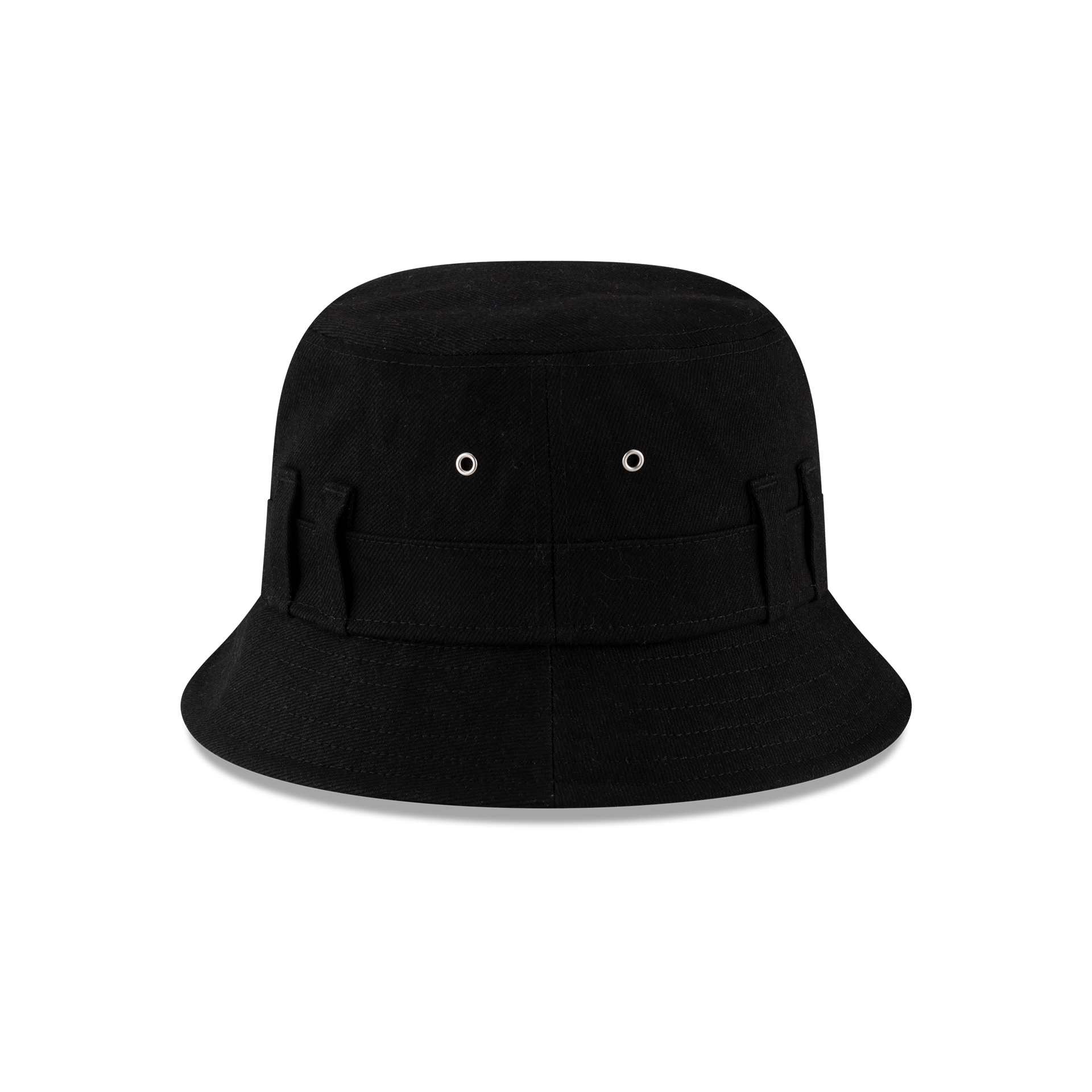 New Era Branded Belt Loop Denim Black Bucket Hat