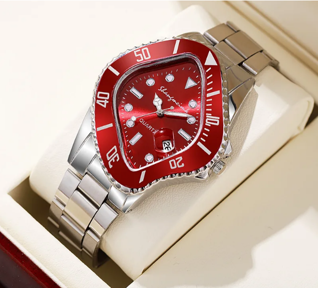 Men's Watch Stainless Steel Twisted