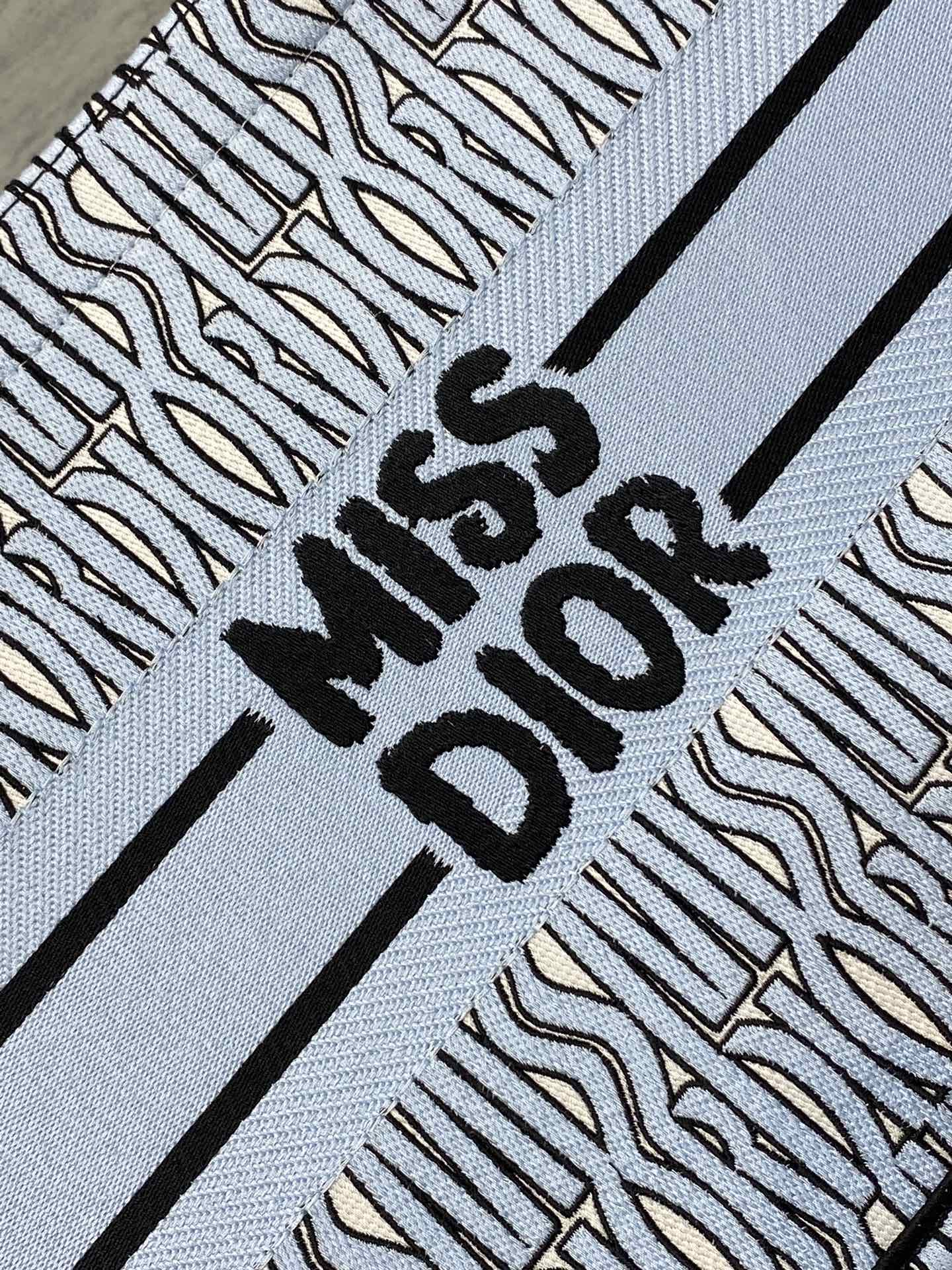 Dior Miss Embroidered Tote Shopping Bag
