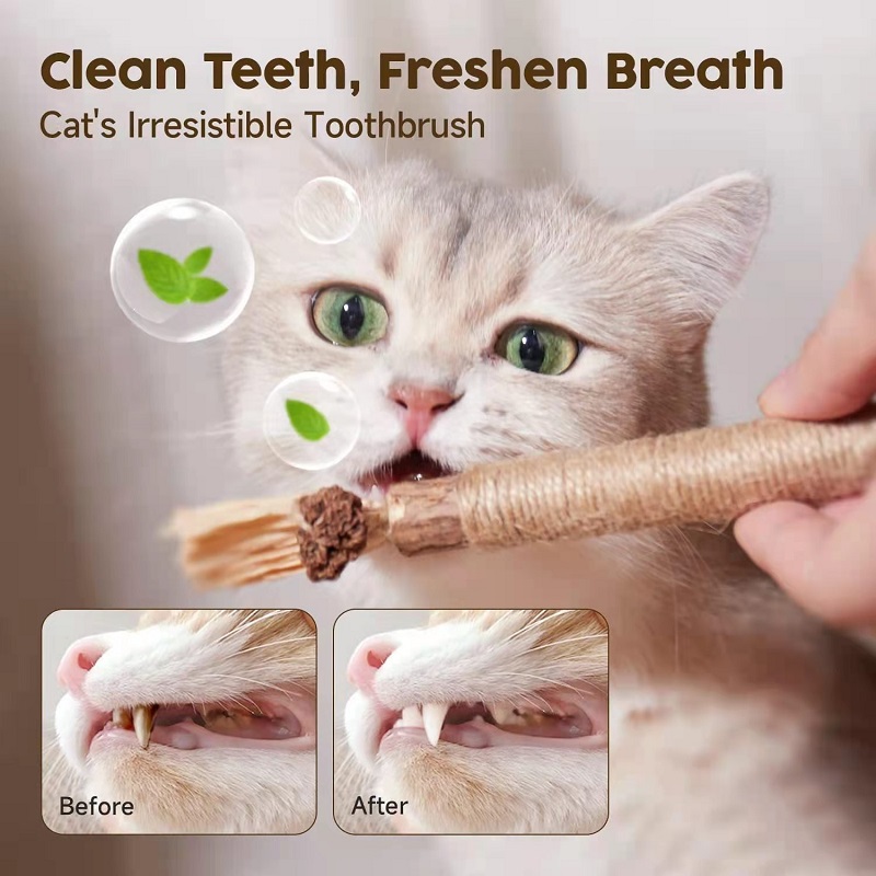 😺Natural Silvervine Stick Cat Chew Toy