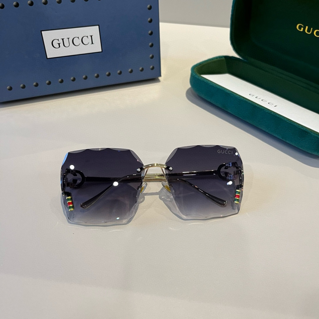 Gucci rimless sunglasses