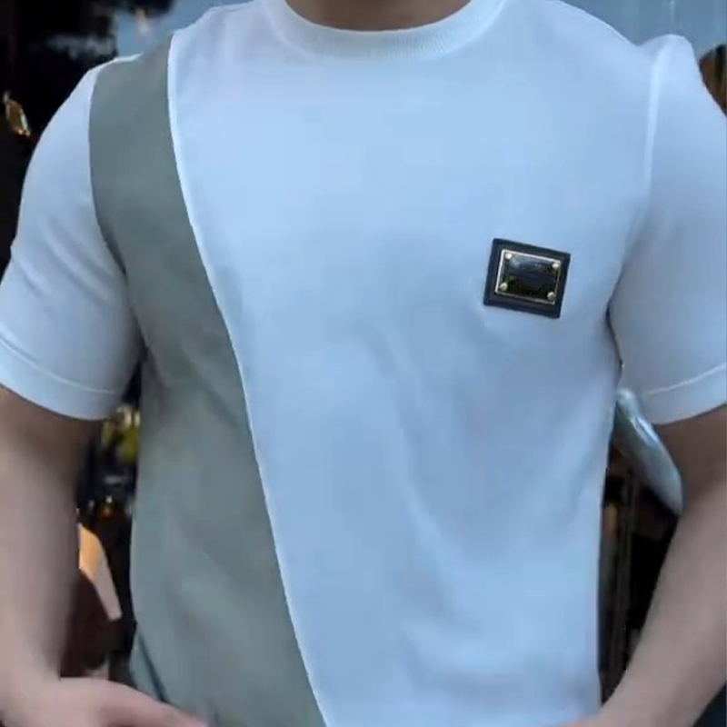 Men's Casual Crew Neck Top and Pants Set