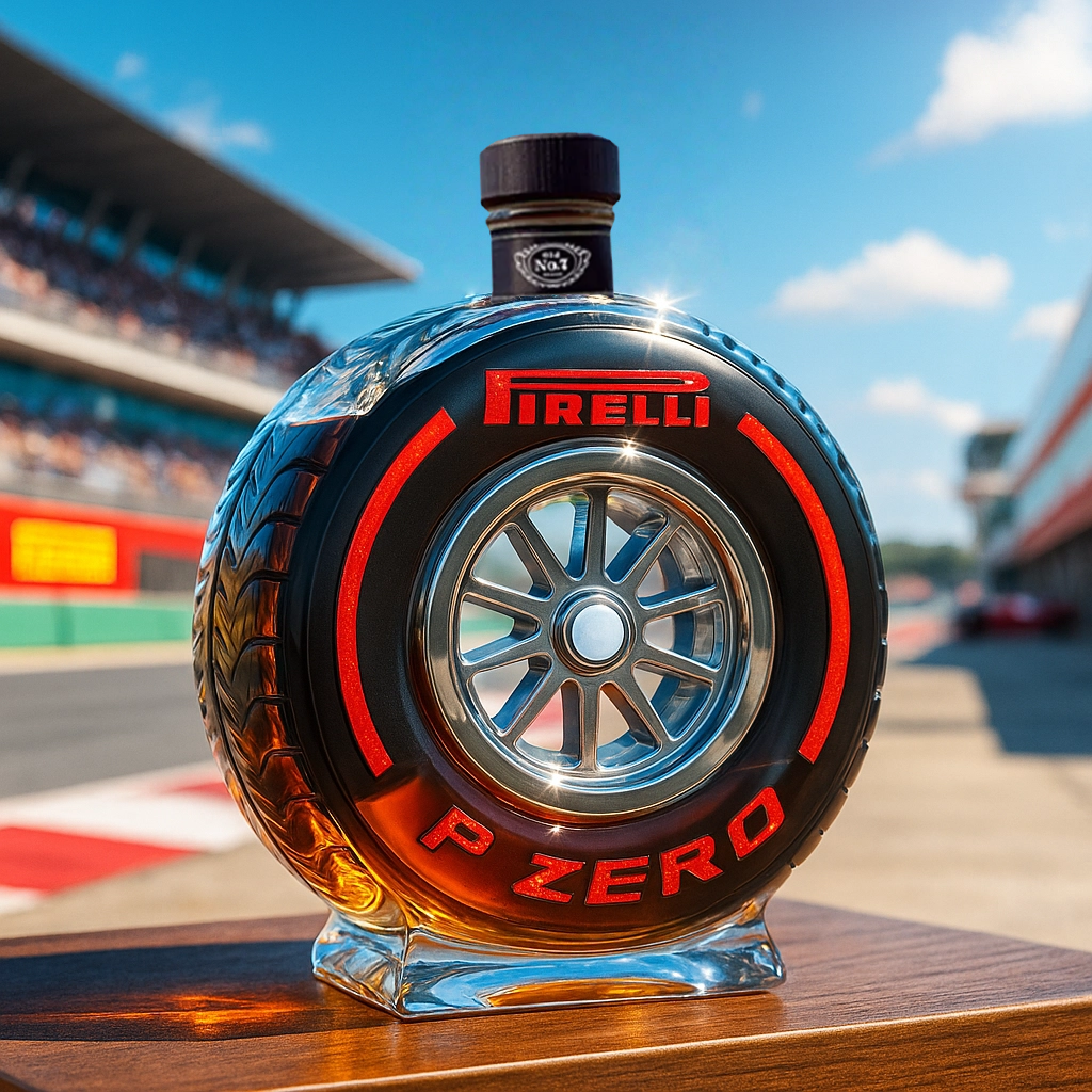 Pirelli Tire Whisky Bottle
