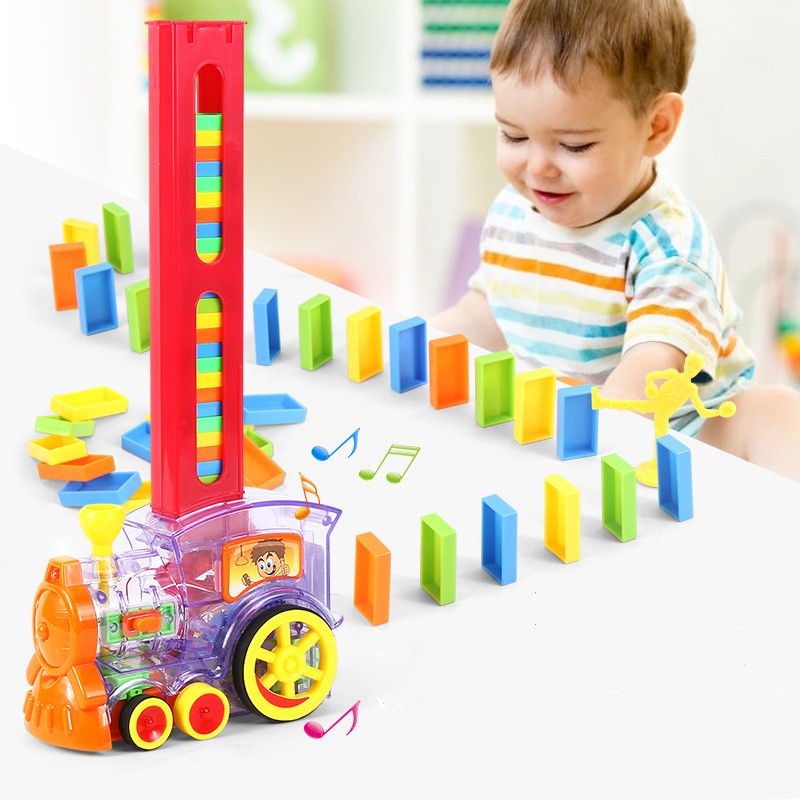 💥Last Day Promotion-[SAVE 50% OFF]--Automatic Domino Train--BUY 2 GET 10% OFF & FREE SHIPPING