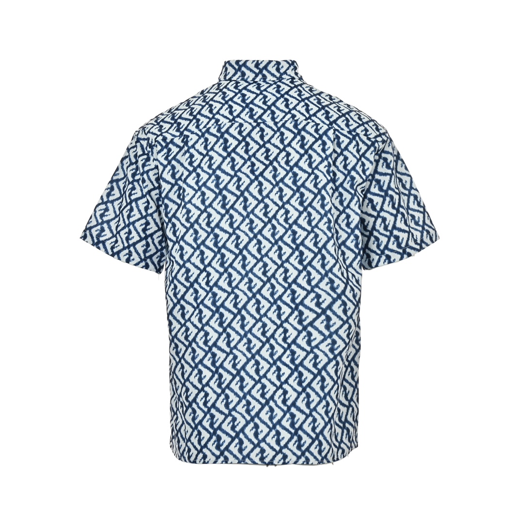 Fendi 24ss FF full print short sleeve shirt