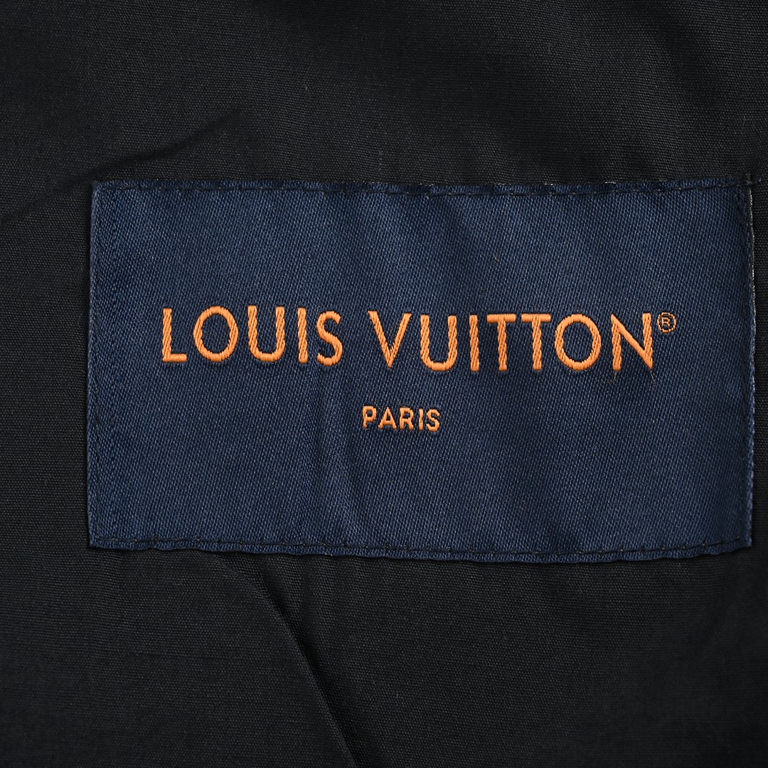 Louis Vuitton 24Fw gold thread embroidered monogram suit denim jacket