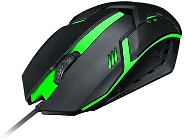 Tech1 Wired Gaming Mouse - USB Optical Computer [RGB] Mouse,1200 DPI for Windows PC, Laptop, Desktop, Notebook (Black)