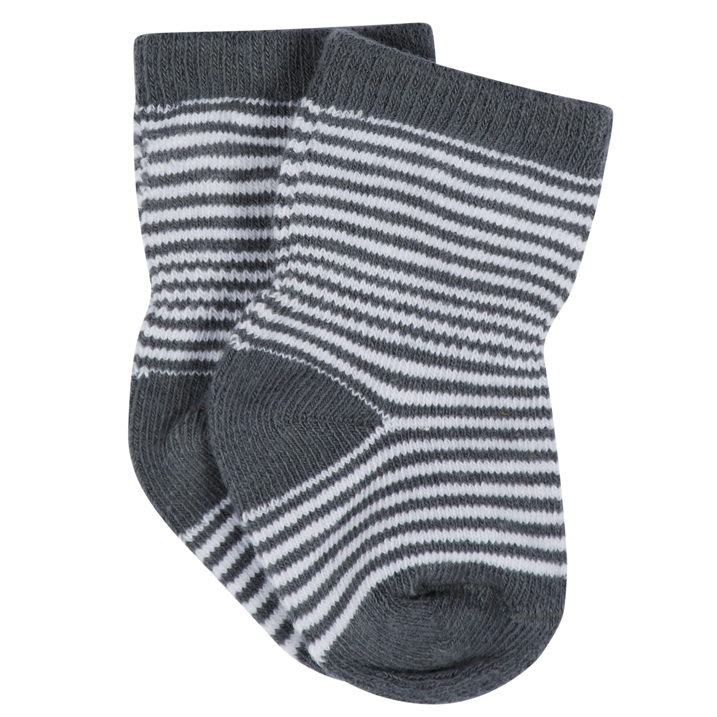 12-Pack Baby & Toddler Boys Unbearably Cute Jersey Crew Wiggle Proof Socks