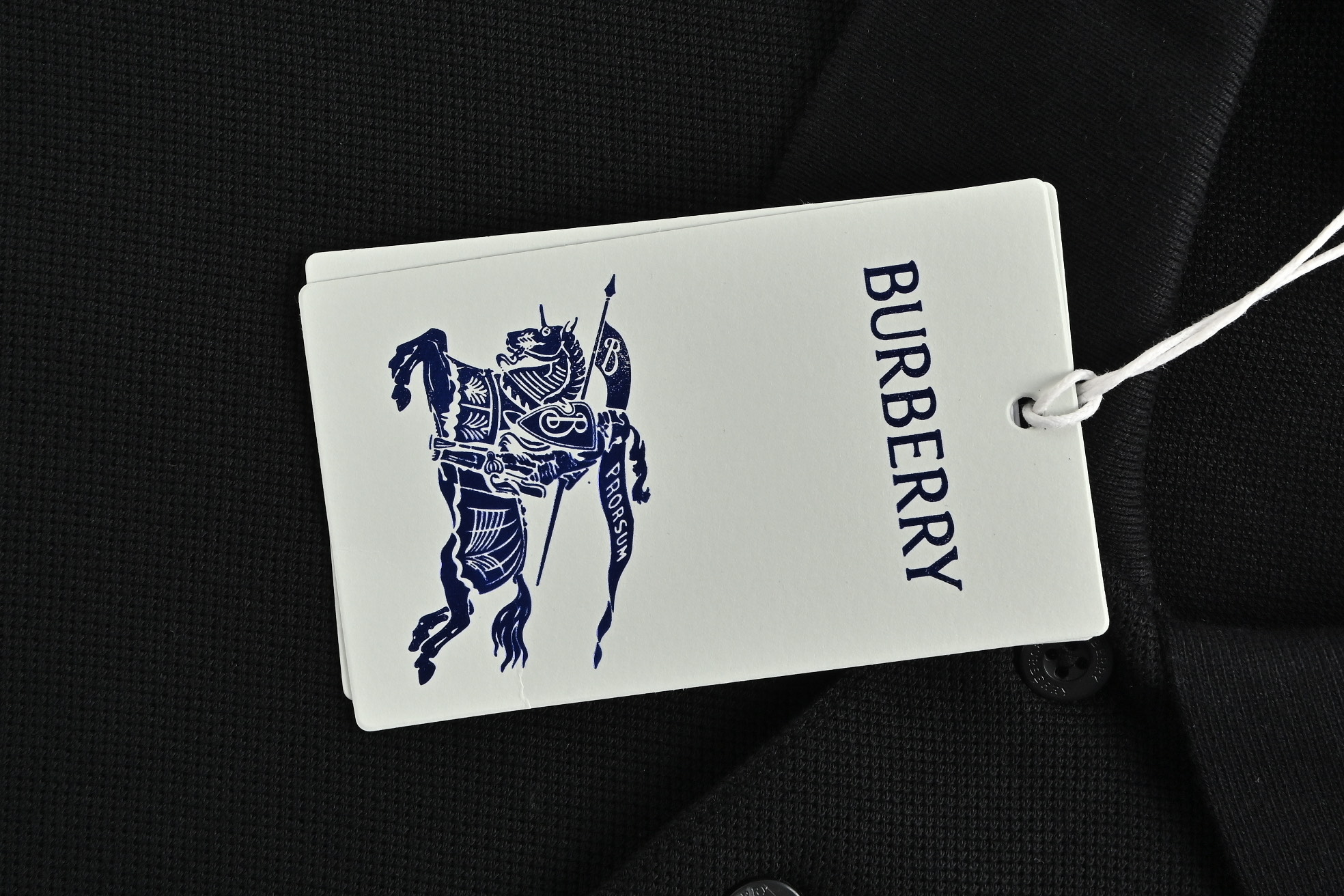 Burberry 25ss hem warhorse patch Polo short sleeve
