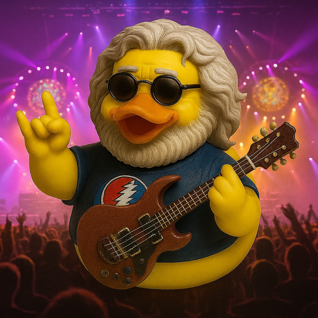 Jerry 1995 Commemorative Rubber Duck – Acoustic Legend Edition