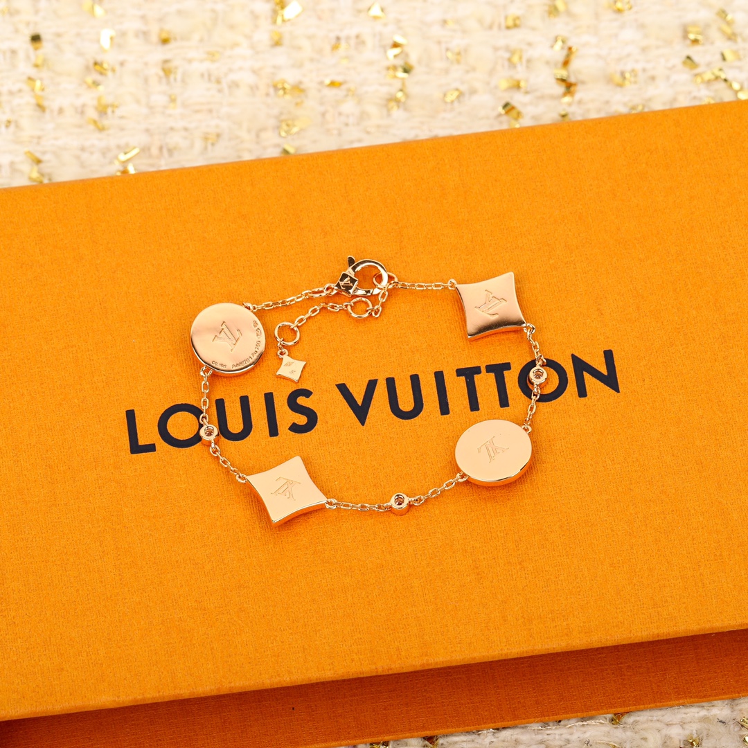 Louis Vuitton Four Flower Diamond Bracelet