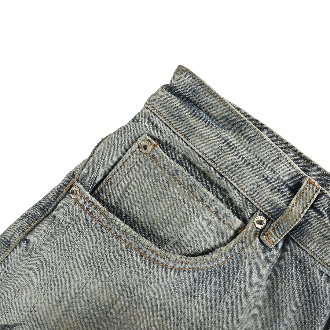 Balenciaga 24Fw Y2K Totem Pattern Drawstring Jeans