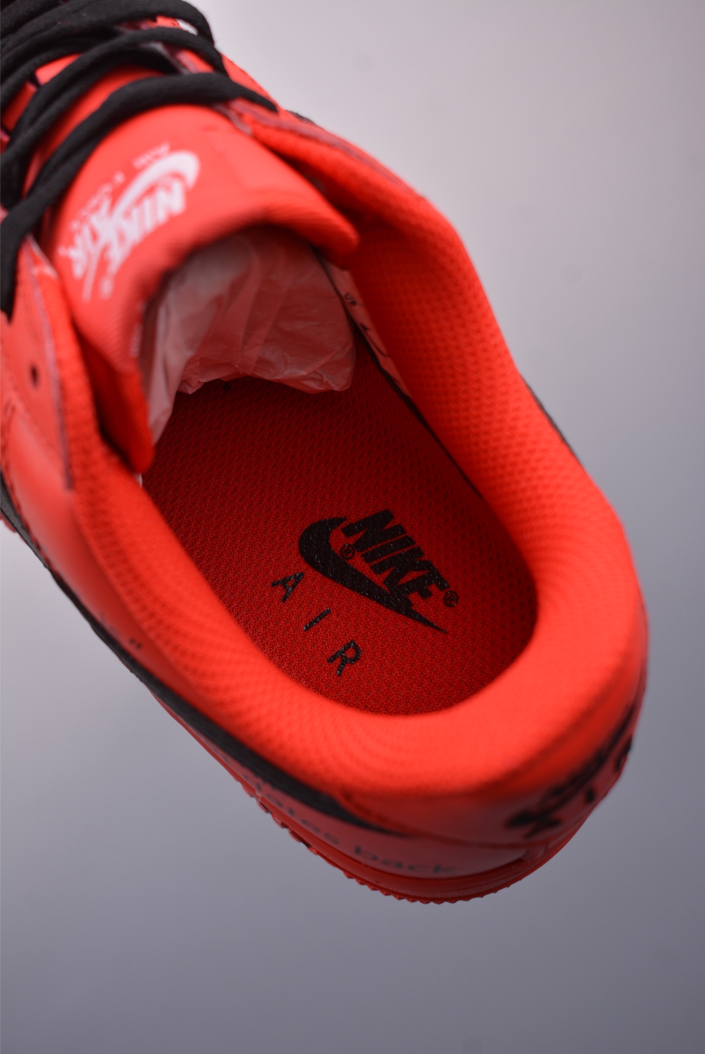 OFF WHITE x Nike Air Force 1’07 Low Sneakers “Red and Black” FD7039-600