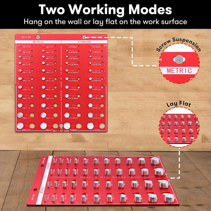 Nut and Bolt Thread Checker