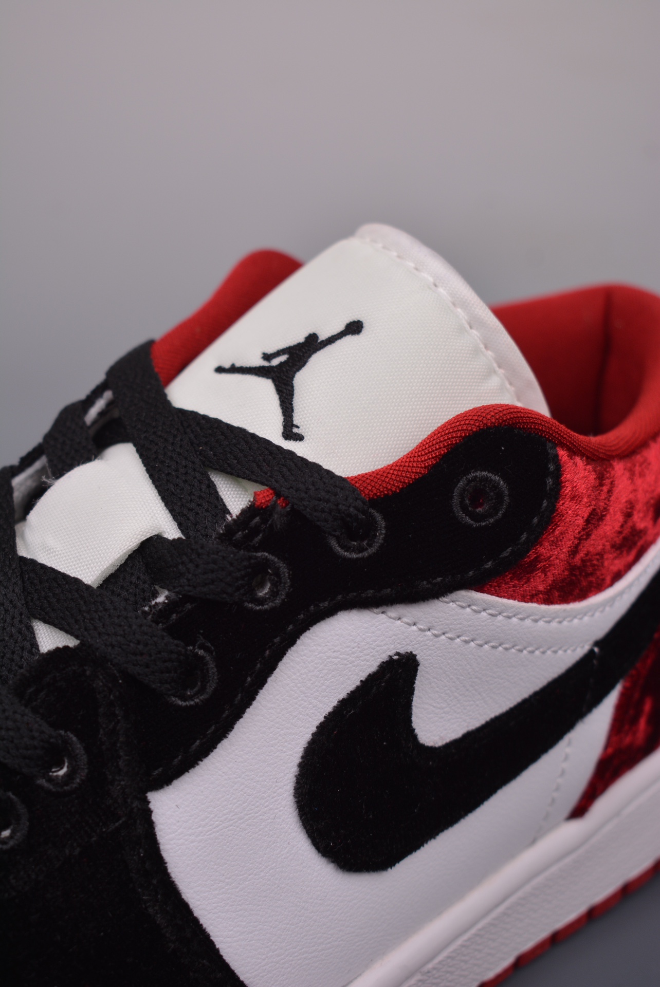 Air Jordan 1 Low Black Red Velvet FZ3242-001