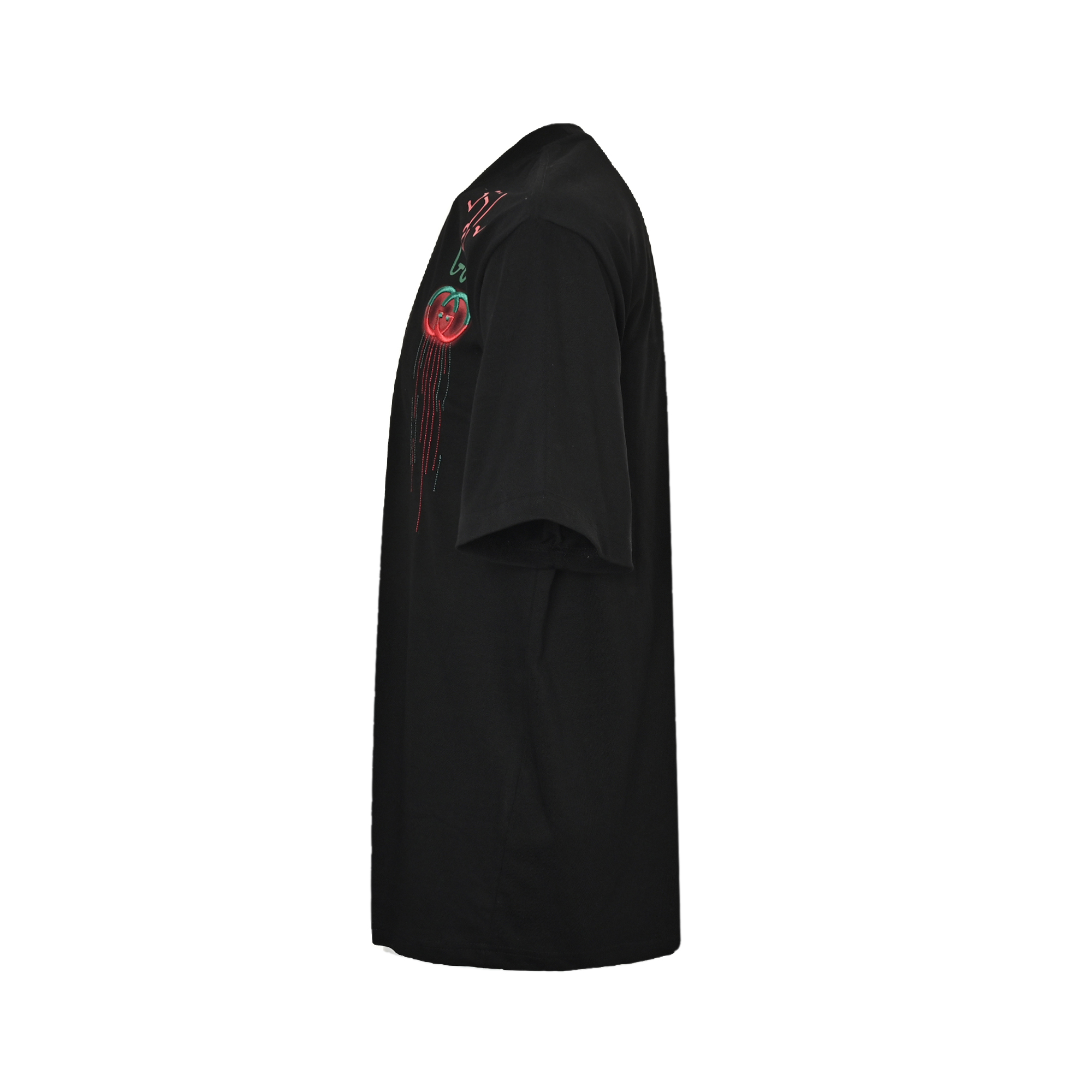 Gucci 25ss embroidered tassel short sleeve