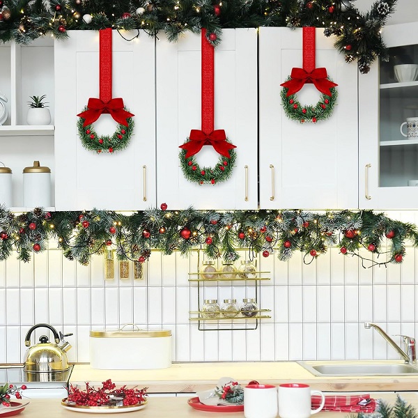🎄Christmas Draping Cedar Mini Wreath🎁5.12 Inches