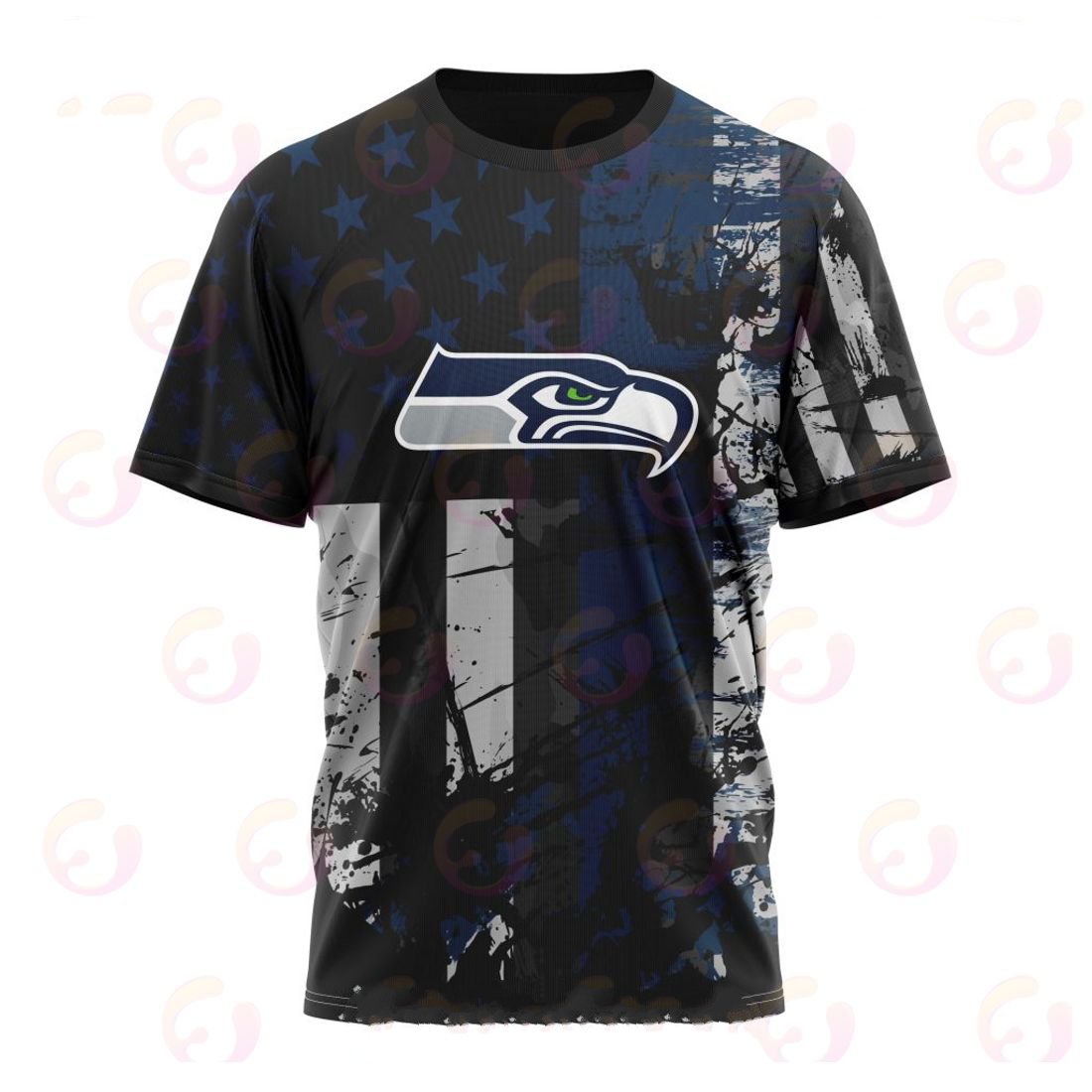 SEATTLE SEAHAWKS 3D HOODIE JERSEY FOR AMERICA