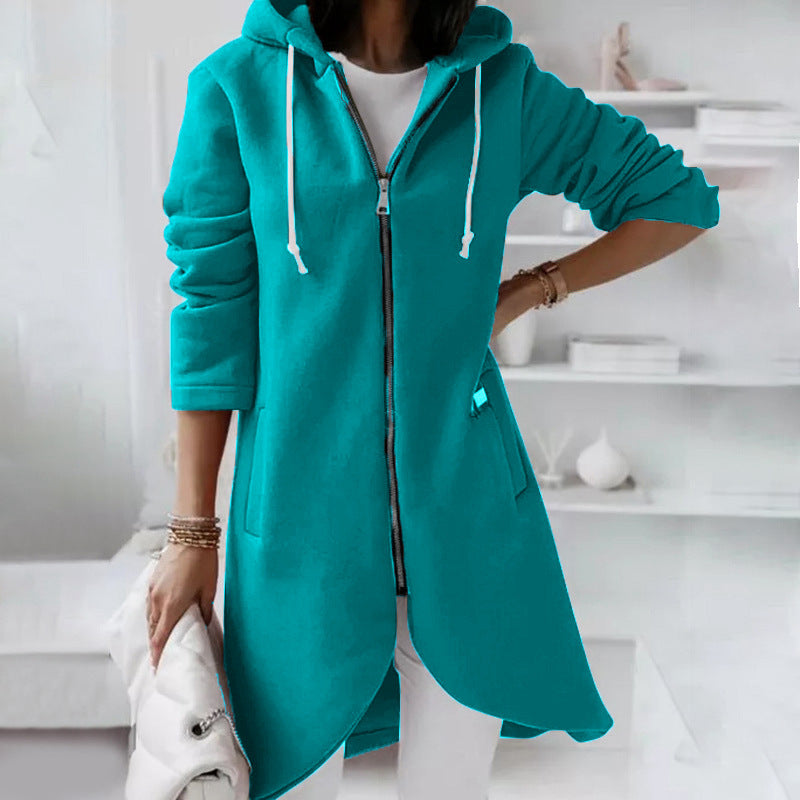 Autumn and Winter Street Sweater with New Style Zipper