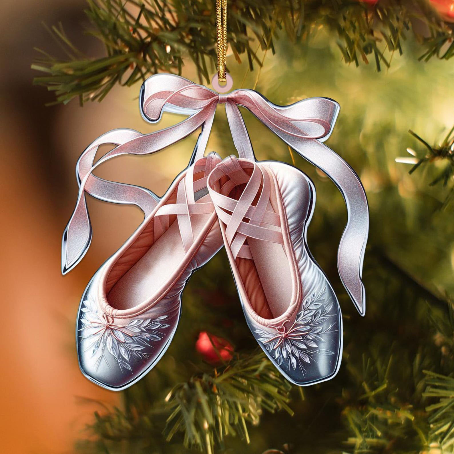 Ballet Shoes Christmas Ornament