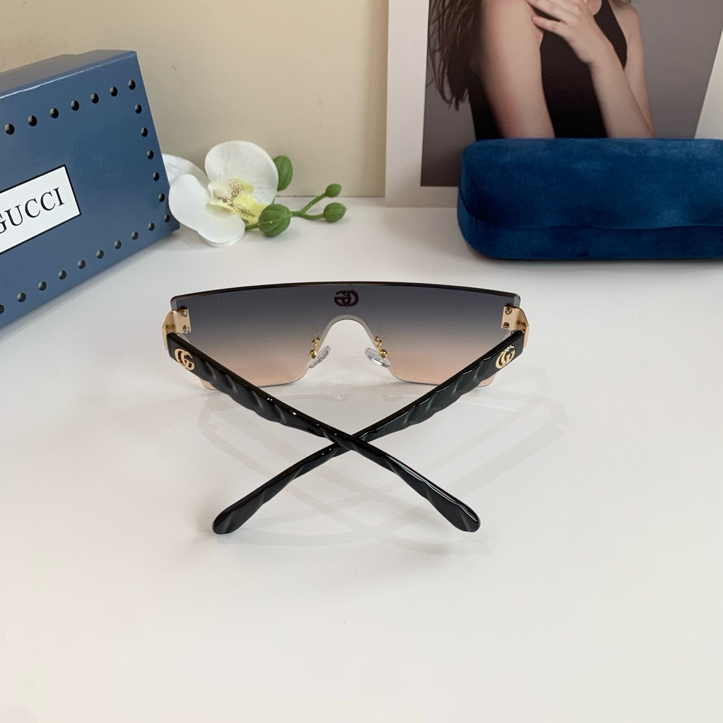 Gucci rimless sunglasses