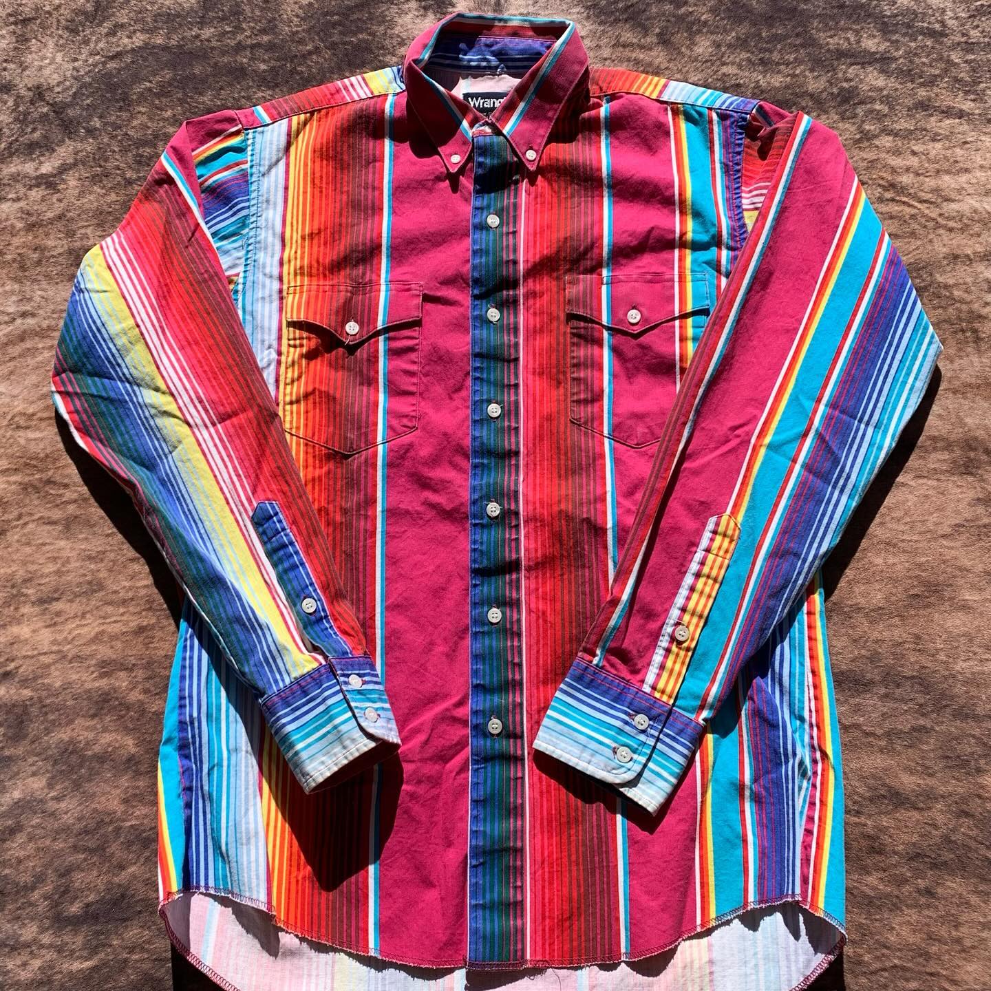 Vintage Striped Button Brushopper Shirt2