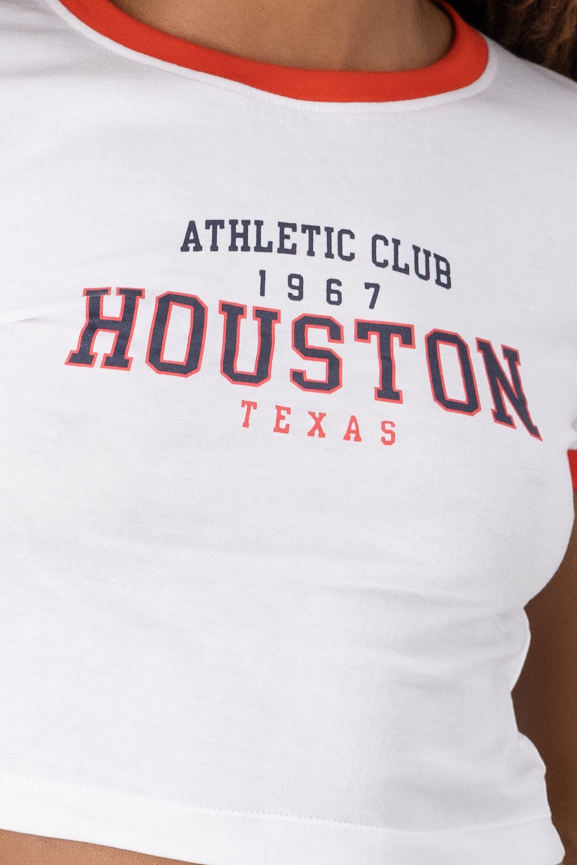 Houston Print Crop Top