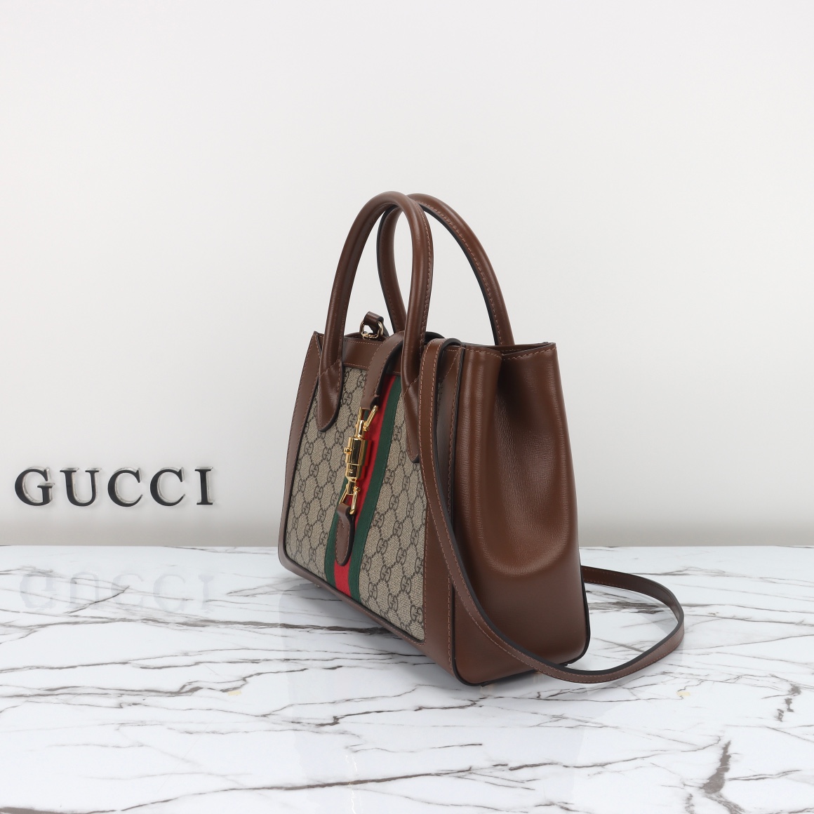 Gucci push lock medium tote bag 649016 HUHHG 8565