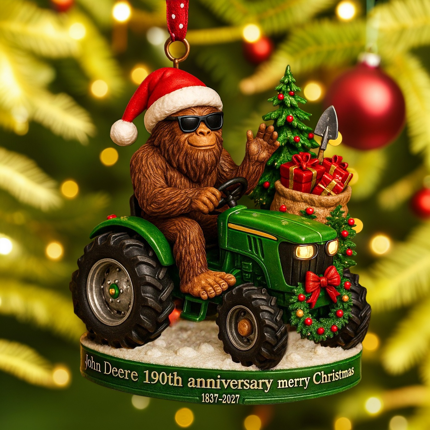 John Deere 190th Anniversary Christmas Ornament