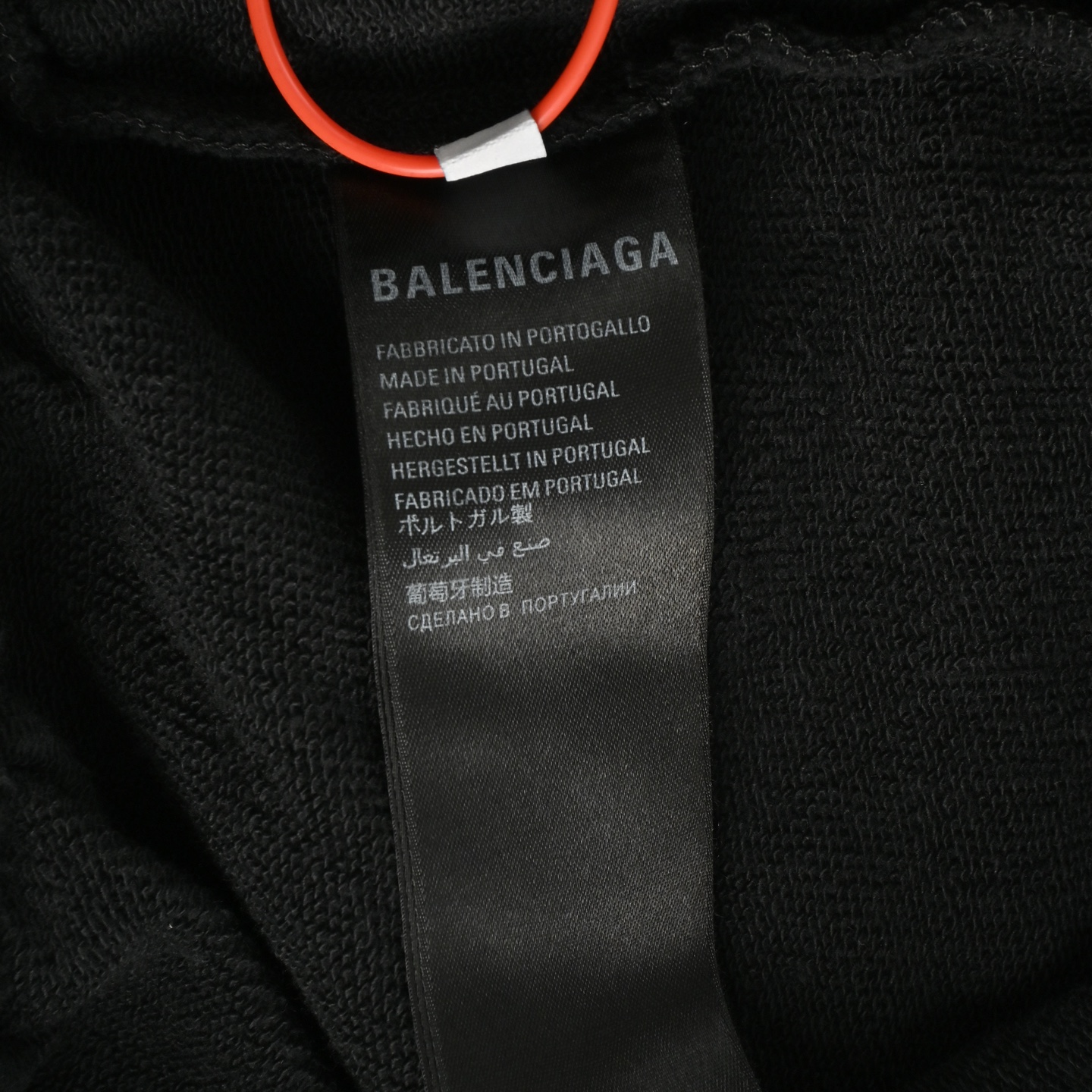 Balenciaga rhinestone logo shorts