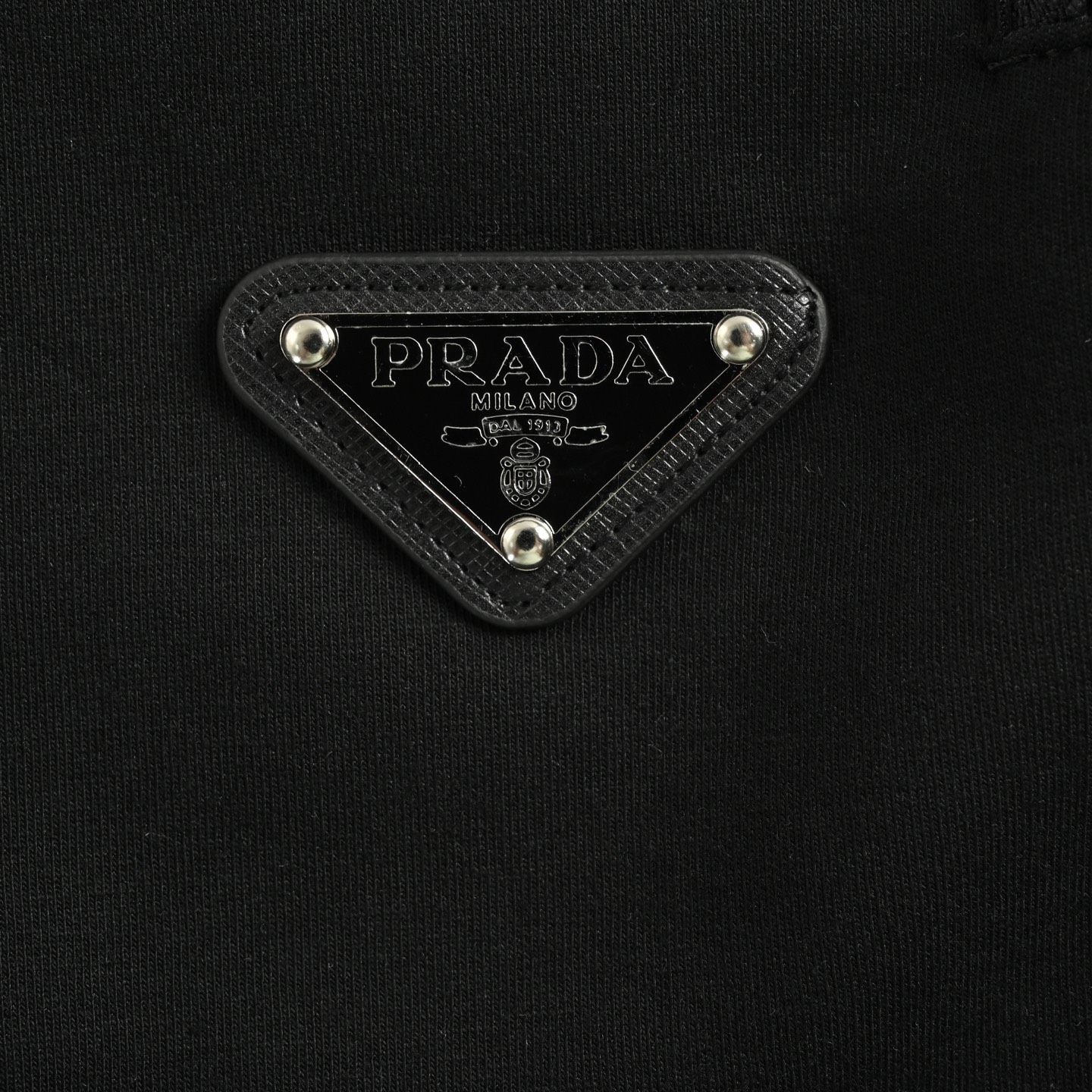 Prada 25ss logo webbing triangle shorts