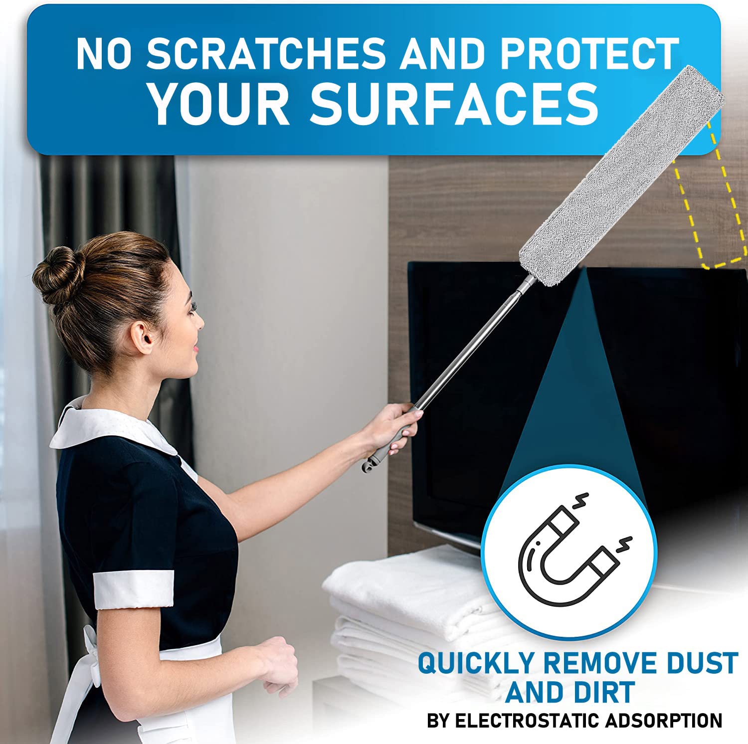 🔥Last Day Promotion-[SAVE 50% OFF]-Extended version Retractable Gap Dust Cleaning Artifact-Buy 2 Get Extra 10% OFF & FREE SHIPPING!