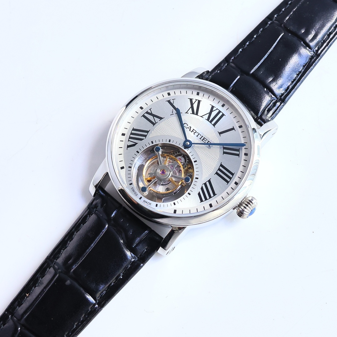 Cartier True Flywheel KF1 Rotonde de Cartier Tourbillon Cadran Love Tourbillon Watch