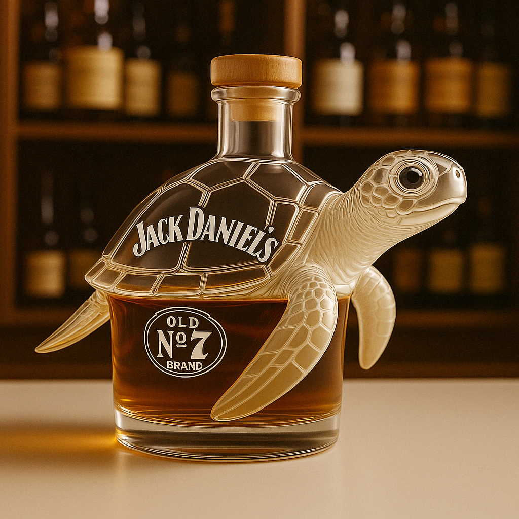 Sea Turtle Whiskey Bottle
