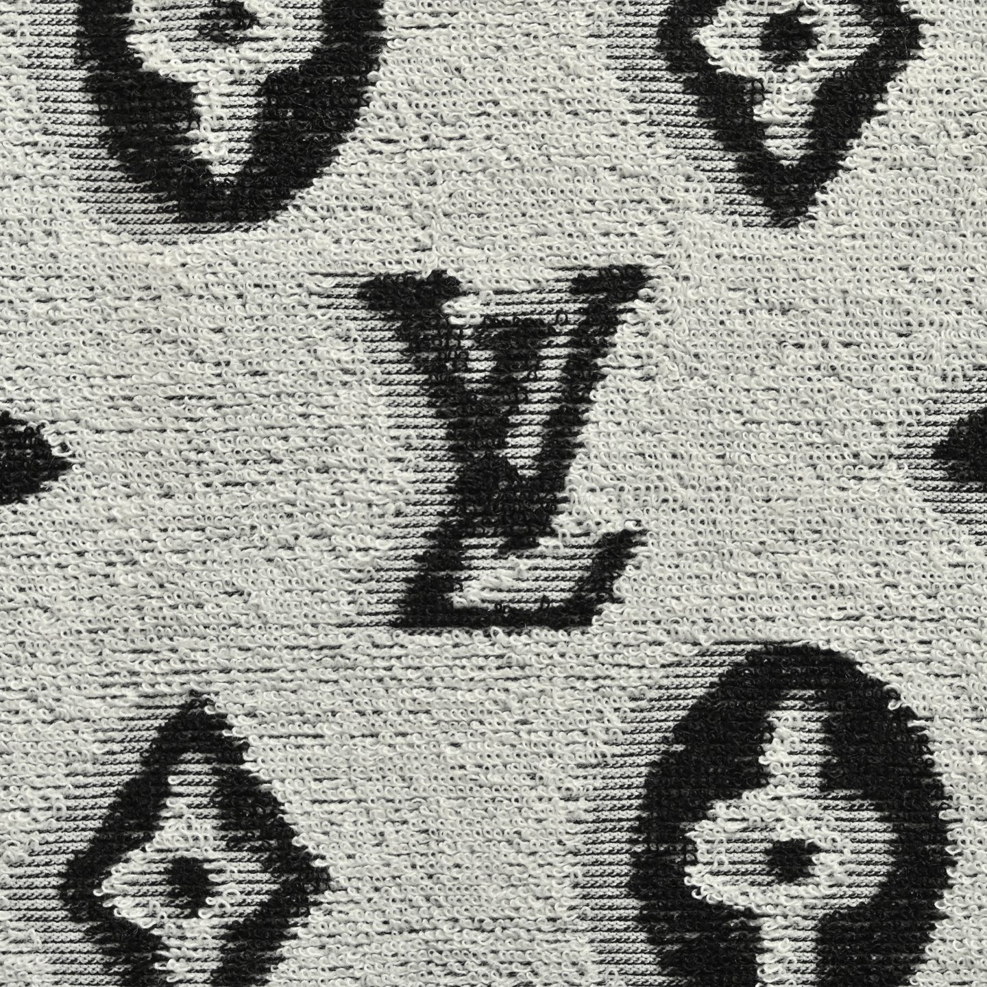 Louis Vuitton 25ss all-over monogram logo jacquard towel short-sleeved shirt