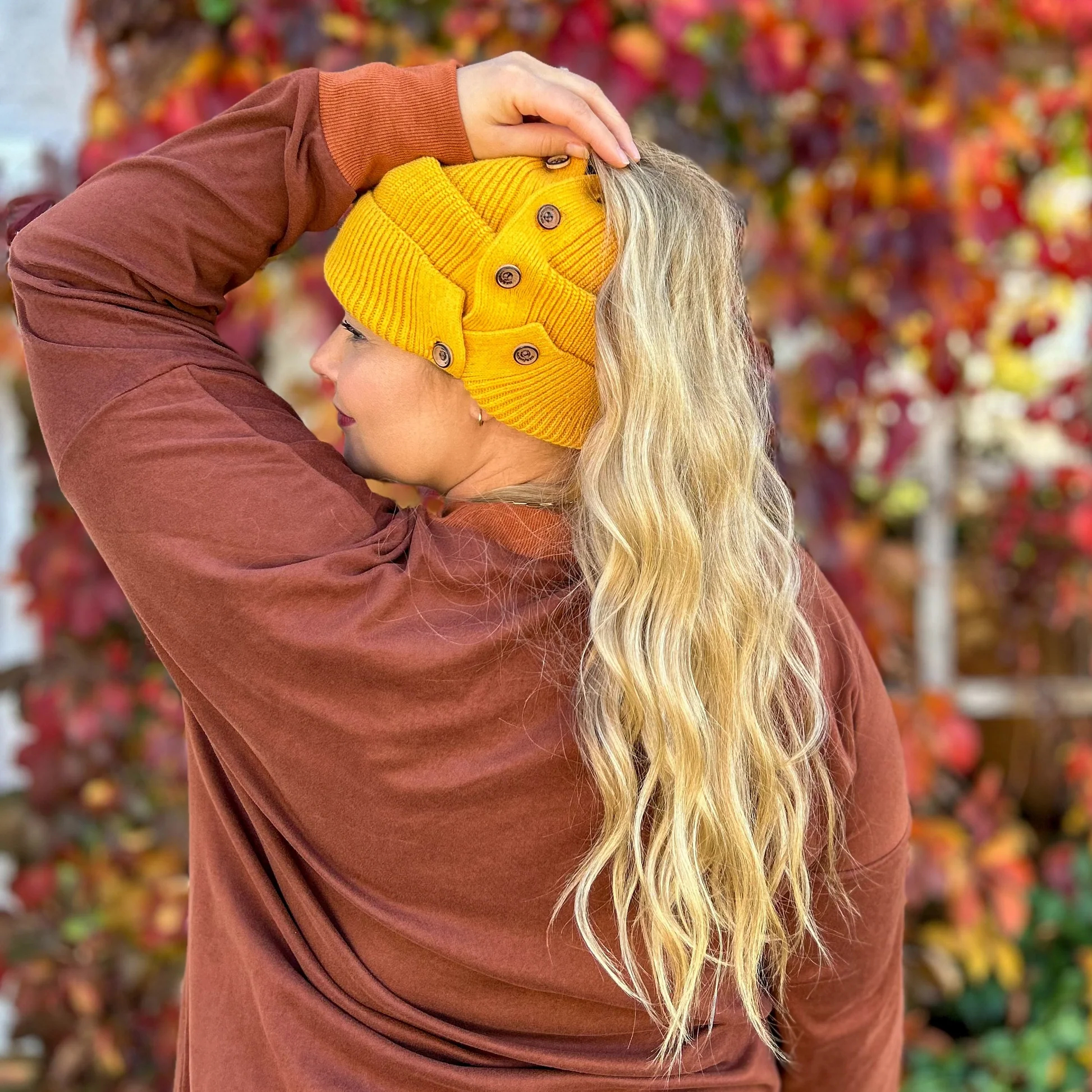 🔥Black Friday Flash Sale - 49% OFF🔥Button Up Beanie🔥BUY 2 FREE SHIPPING