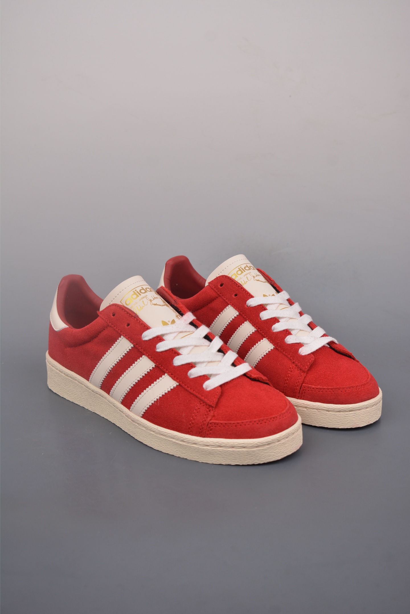 Adidas originals JABBAR LOW red beige white gold label JI3431