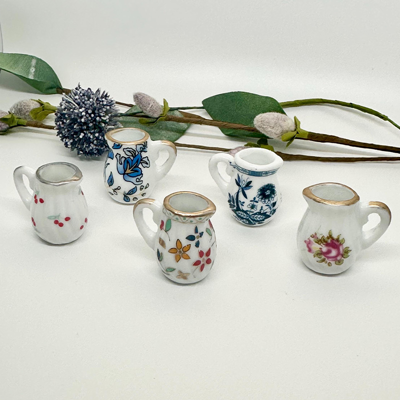 Ceramic Bud Vase Fridge Magnets