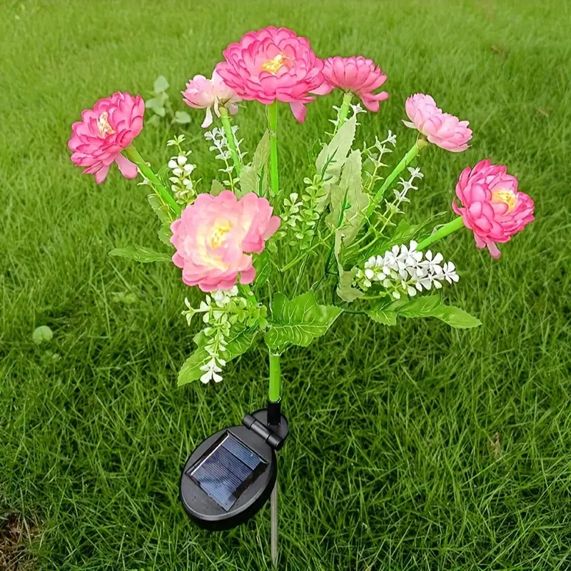 🔥CHRISTMAS ON SALE🔥Solar 7-Head Snow Lotus Flower Lights