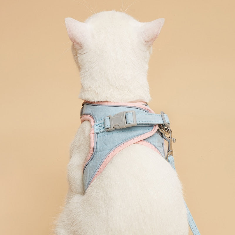 🔥Mother's Day Sale 50%-Fairmrsy-Luminous Cat Vest Harness and Leash Set🔥BUY 2 GET 10% OFF & FREE SHIPPING