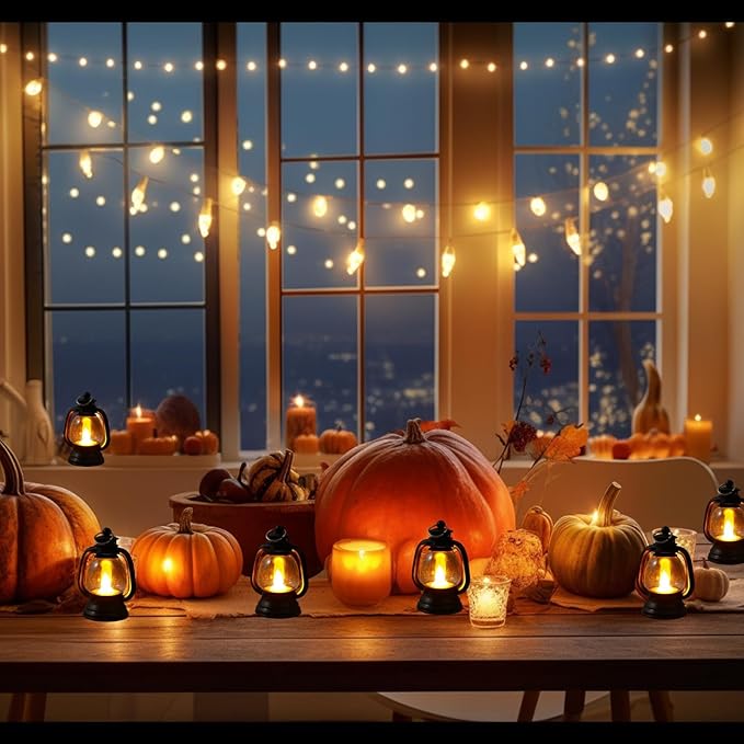 🕯️🕯️2024 Christmas Carnival Night Sale - Mini Vintage LED Candle Lights