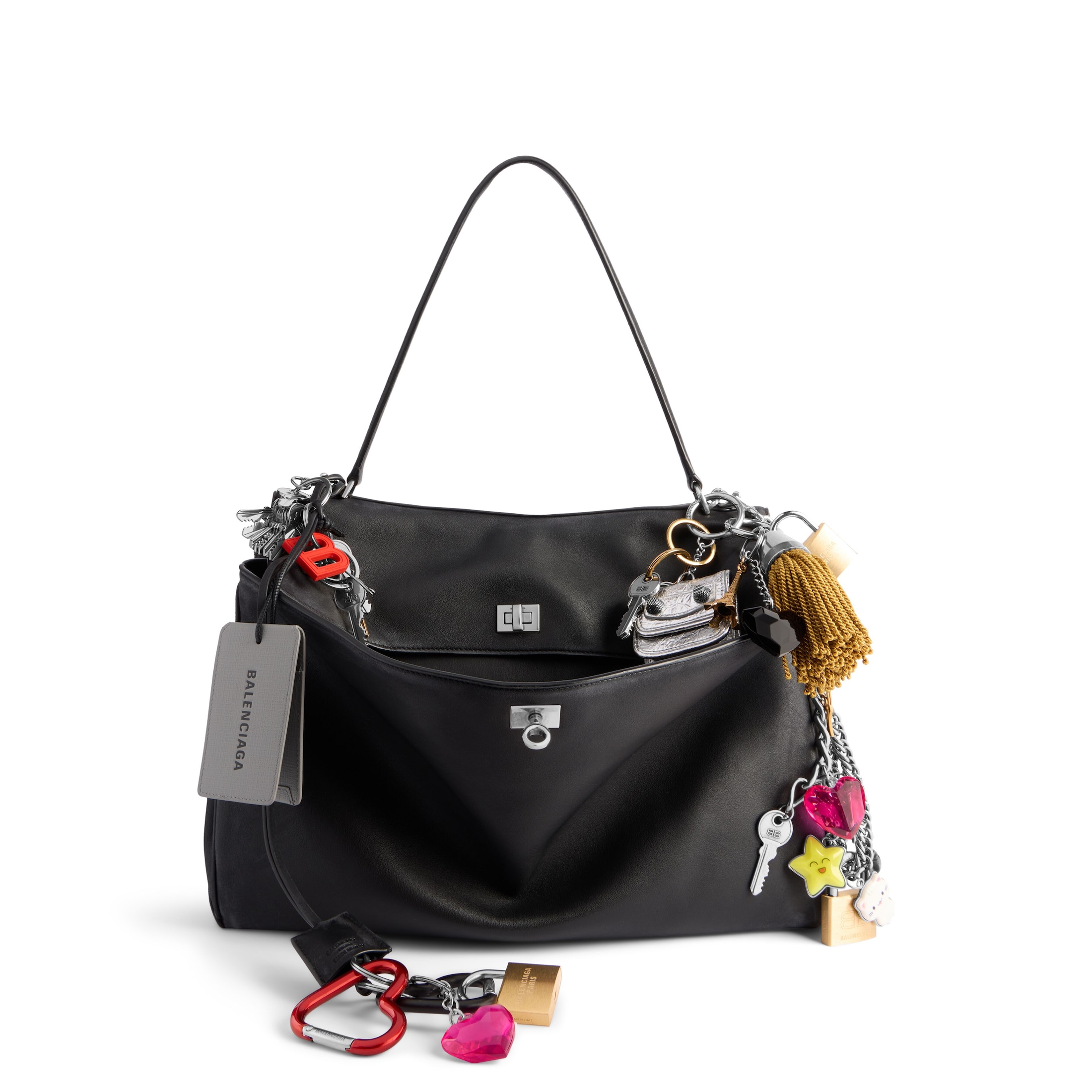 Balenciaga Women's Rodeo Handbag Large With Charms7897442AA7B1000