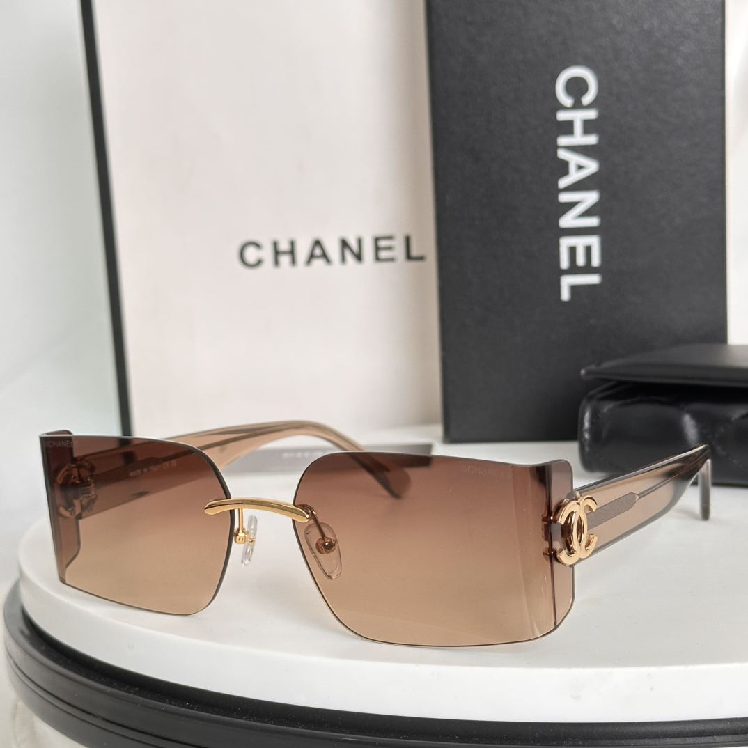 Chanel rimless sunglasses