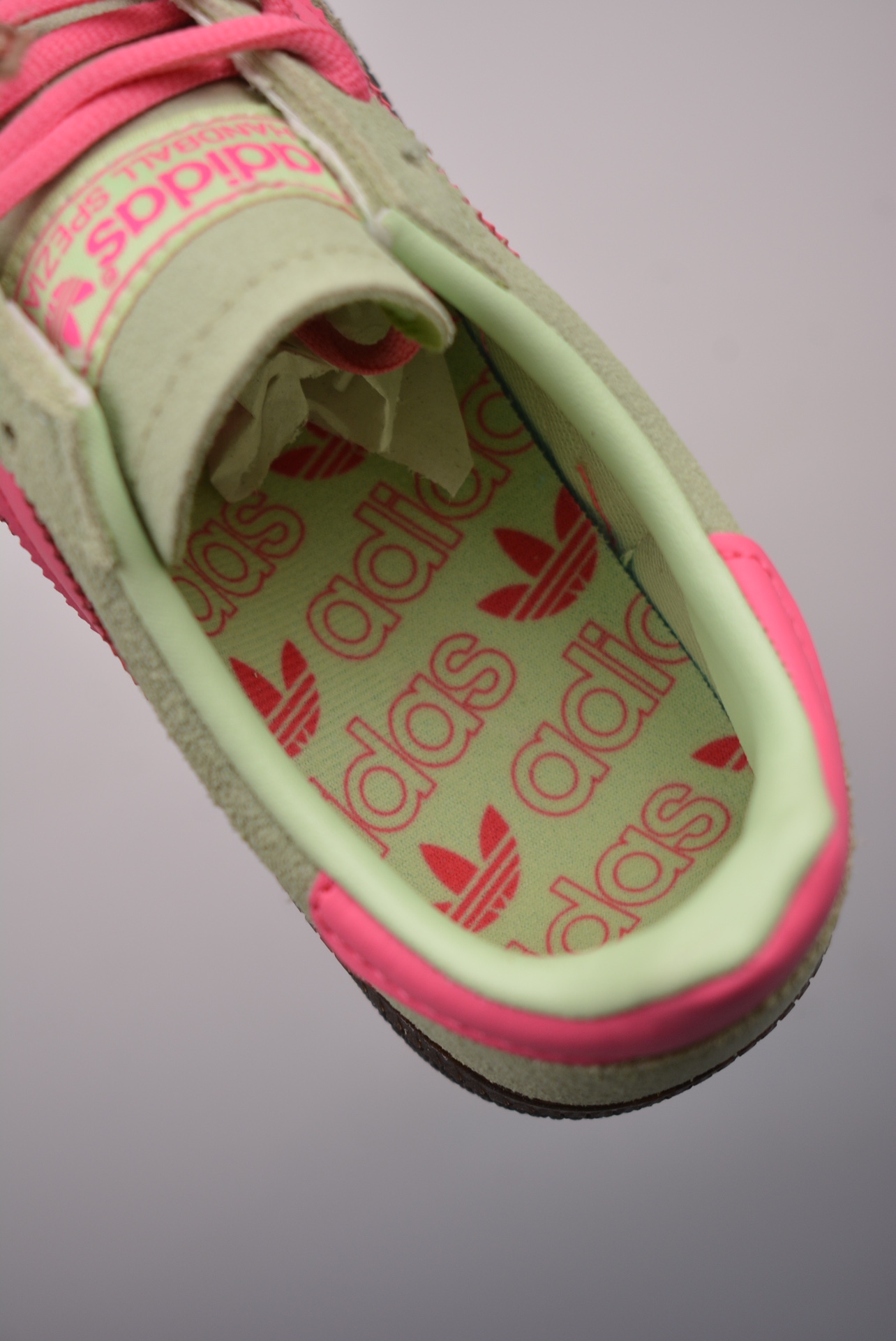 Adidas Handball Spezial Vanilla Green Rose Red IF7498