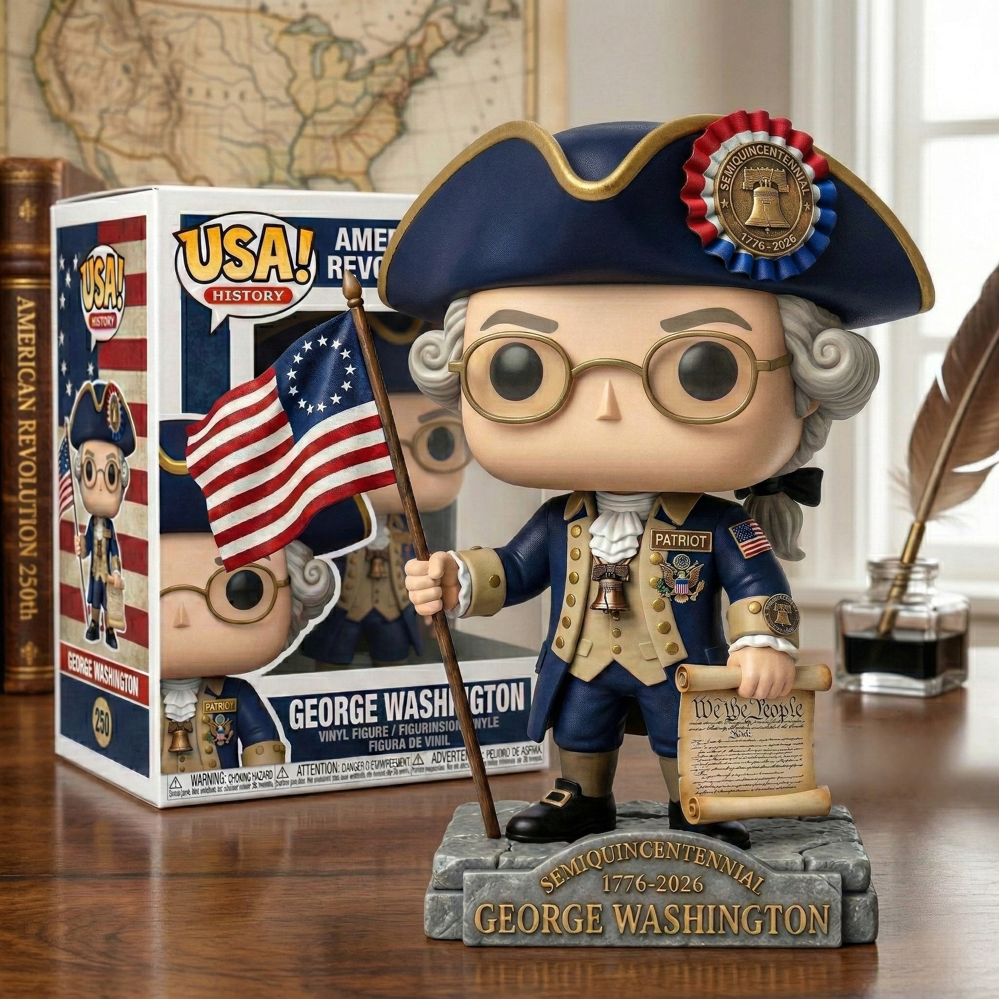 American Independence 250th Anniversary Pop! Figure