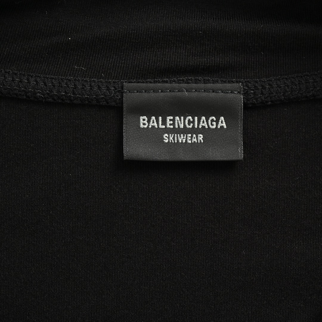 Balenciaga 24Fw half-zip bottoming shirt