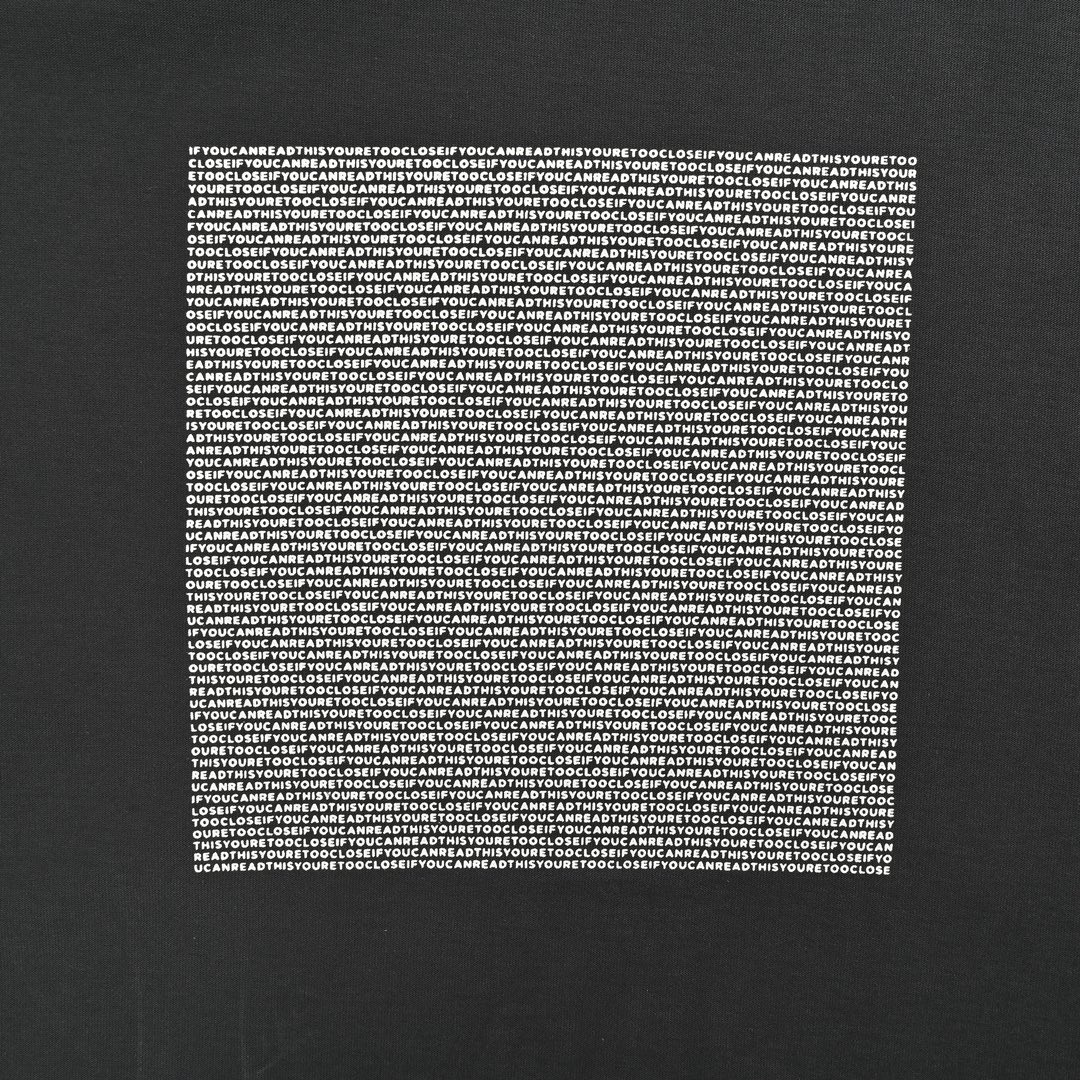 Balenciaga 24ss reverse wear three-dimensional thick rubber letter print short sleeve